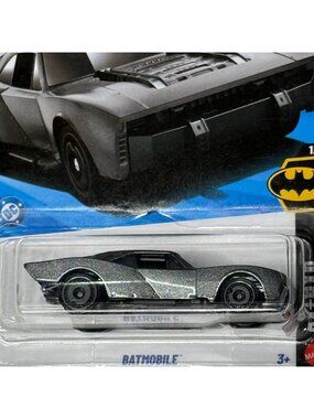 Hot Wheels Batmobile 2023 Silver Diecast Car New on Card